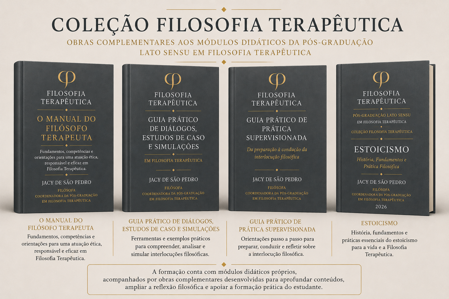 Coleção Filosofia Terapêutica - Obras Complementares da Pós-Graduação